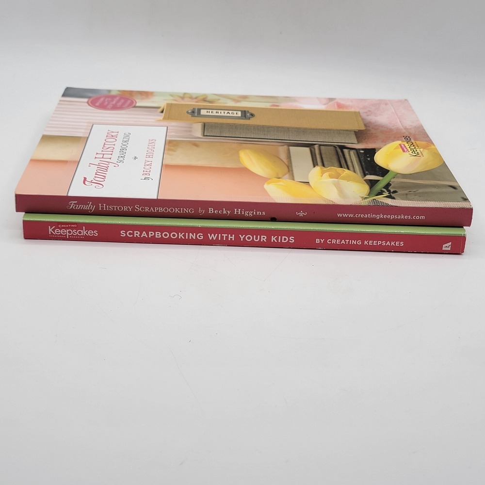 Becky Higgins Family History Scrapbooking & Kids Paperback Lot‎ 2 Books Good